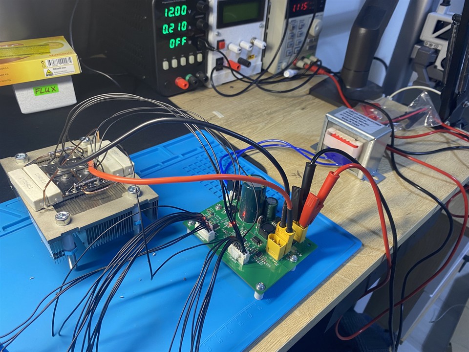 Elektronik kör yük V1 ilk test görünümü